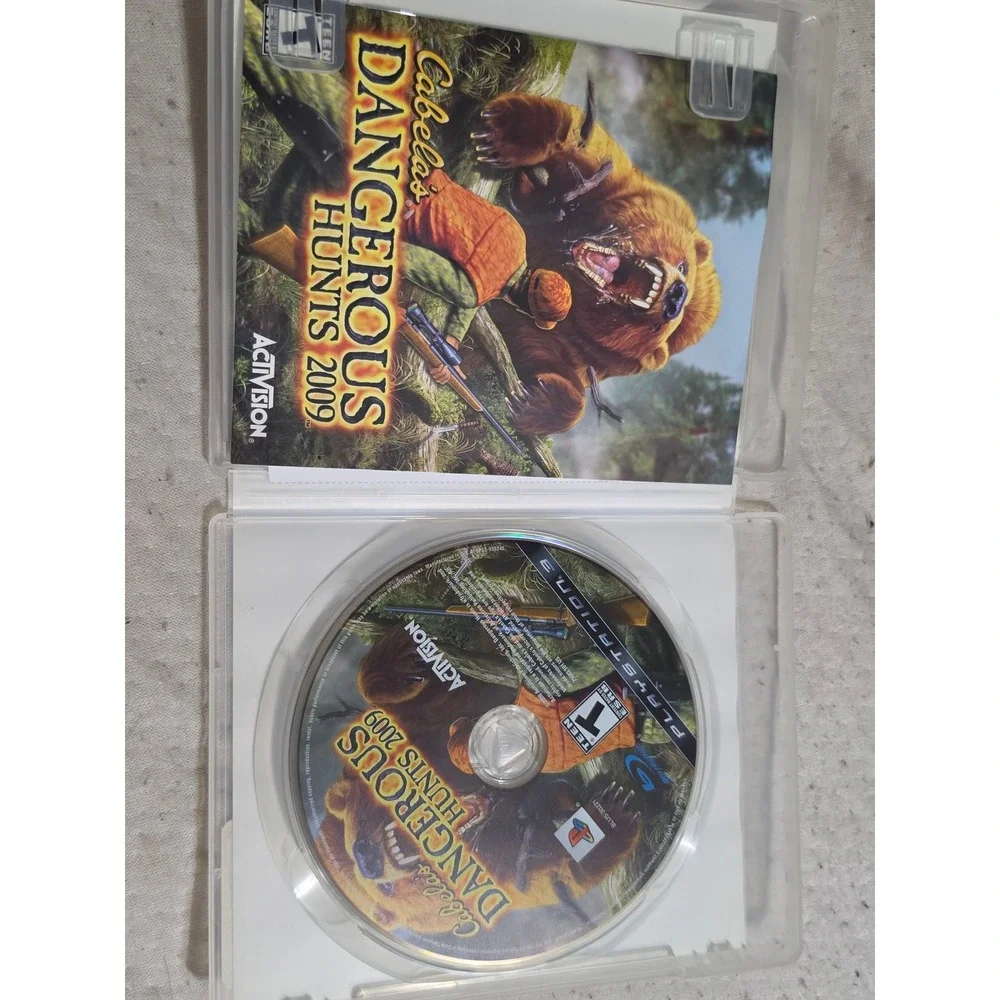 Cabela's Dangerous Hunts 2009‎ Sony PlayStation 3 PS3 Activision Hunting Game